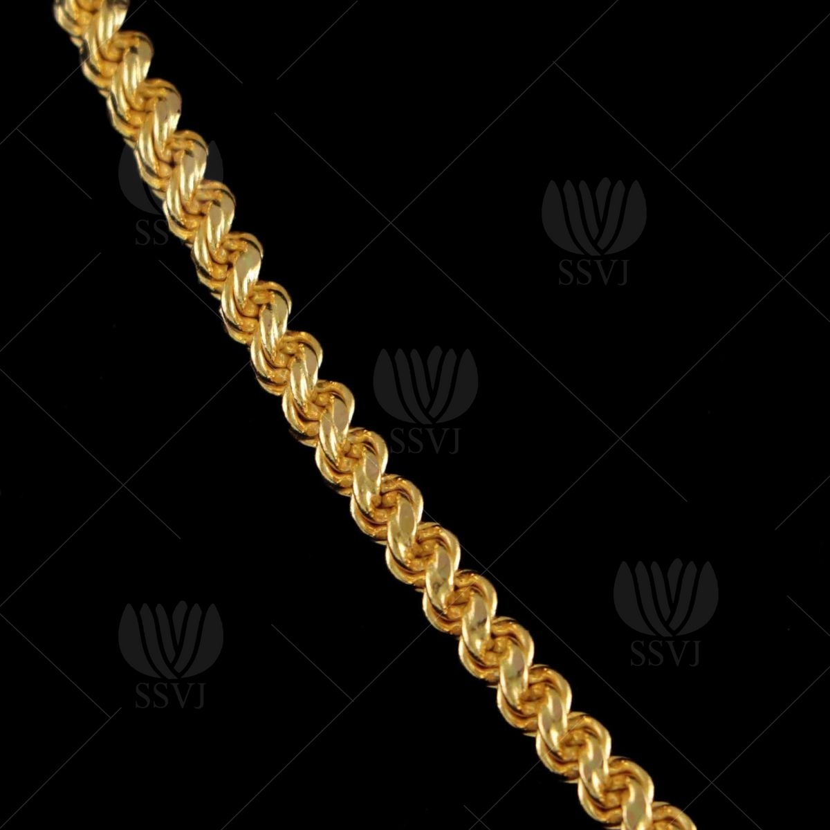 22ct rope chain